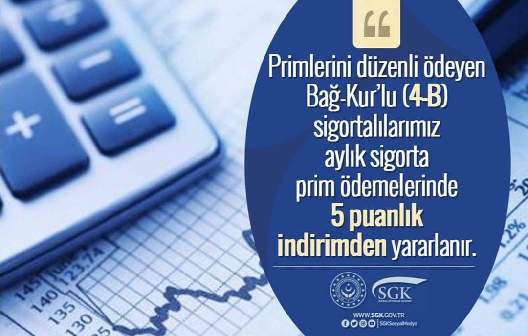 4B Bağkur Prim İndirim