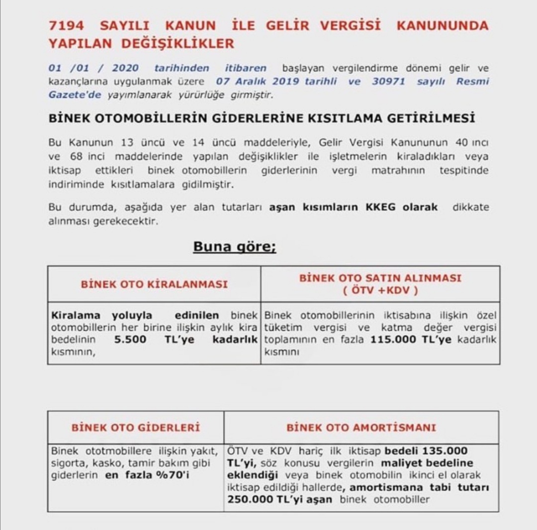 Binek Oto Gider Yazilmasi