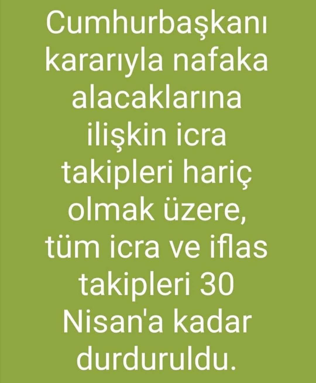 İcra Takip Karari 2020