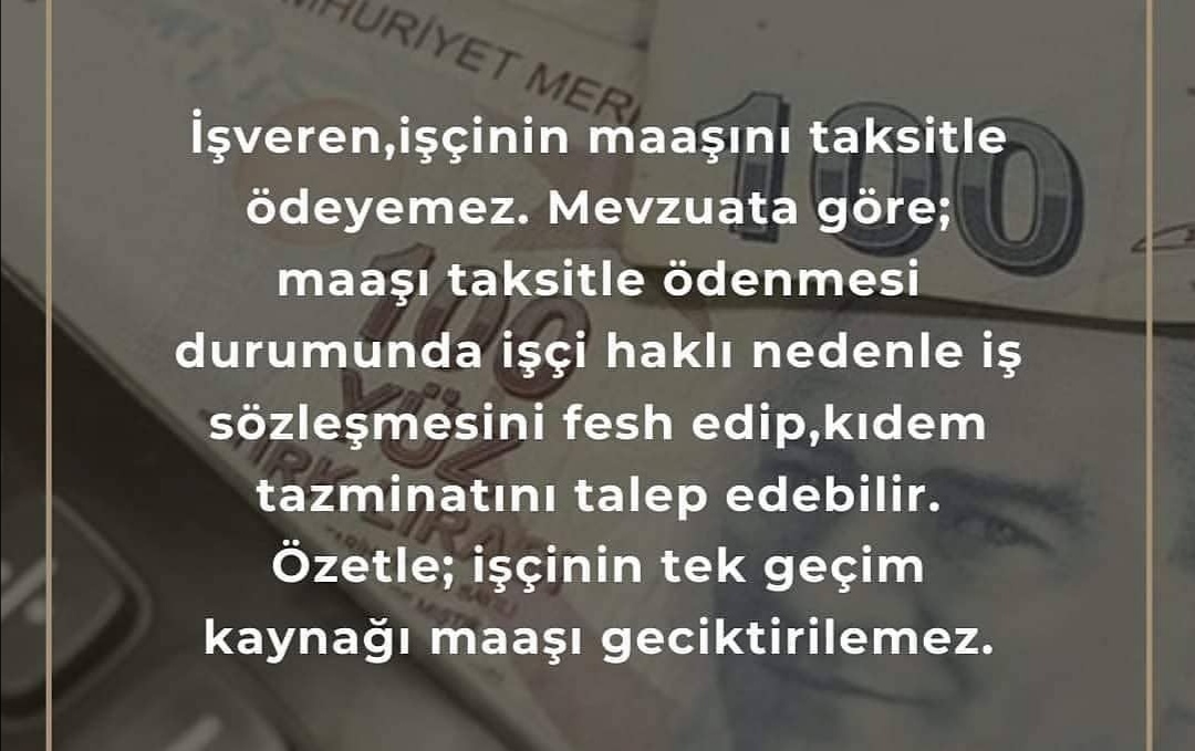 İşci Maaş Ödemesi