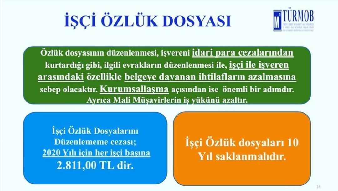 Sgk İşci Özlük Dosyası