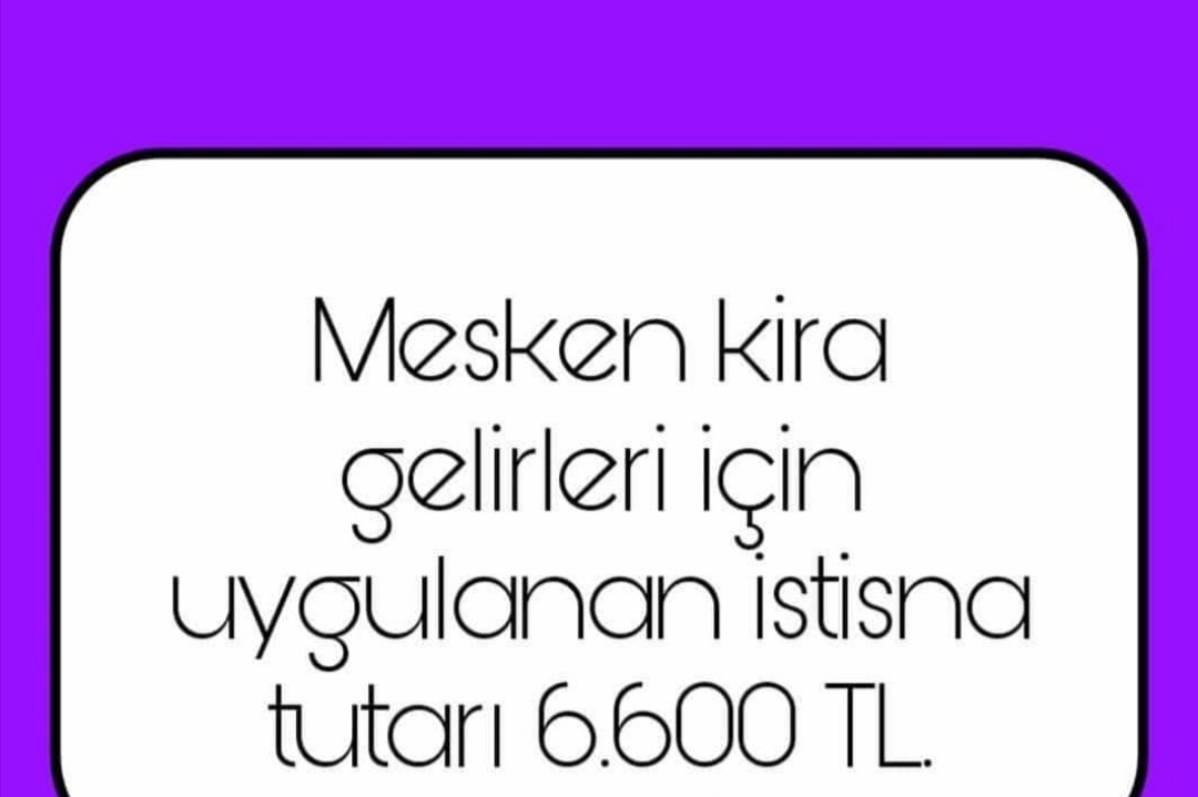 Mesken Kira İstisnasi